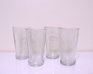 recycled drinking glasses