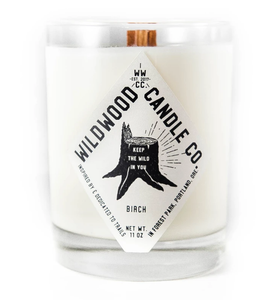Birch candle