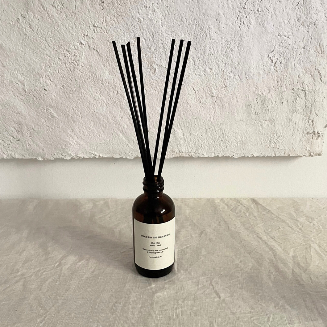 Red Clay, Amber + Musk Reed Diffuser
